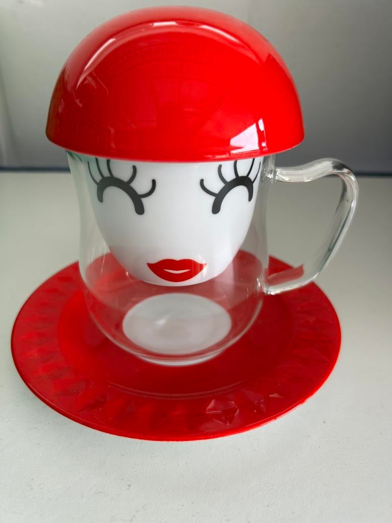 Unieke theetas Cosy & Trendy, Nieuw, Ophalen of Verzenden, Glas, Overige stijlen