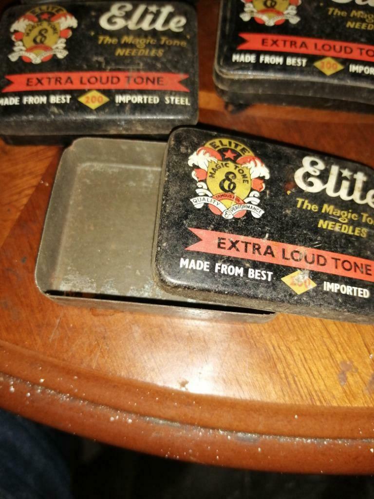 ancienne boîte pour aiguilles de gramophone, Enlèvement