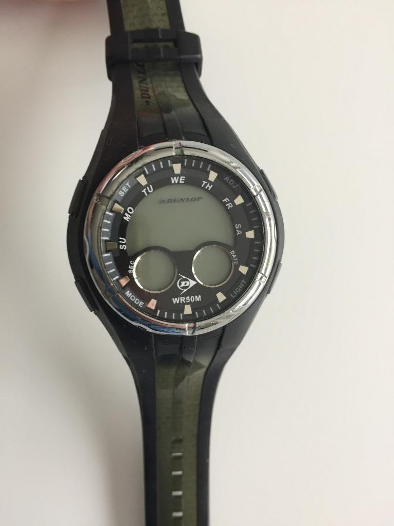 Horloge van Dunlop, Enlèvement ou Envoi, Utilisé, Montre-bracelet, Autres marques