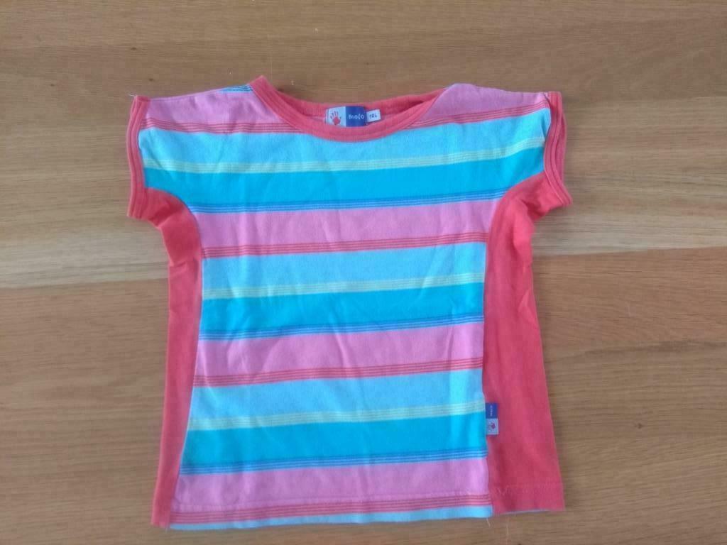 Vrolijk gestreepte t-shirt - Molo - maat 104 (eerder 110), Ophalen of Verzenden, Gebruikt, Meisje, Shirt of Longsleeve