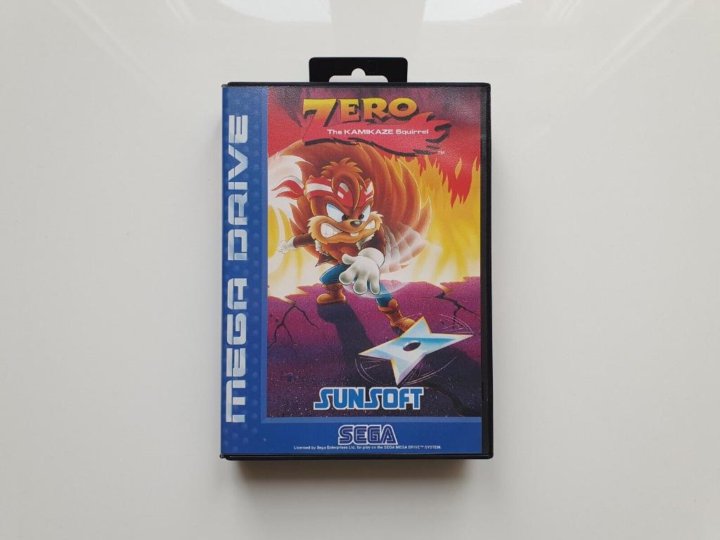Sega Megadrive Zero the Kamikaze Squirrel, Enlèvement ou Envoi, Comme neuf