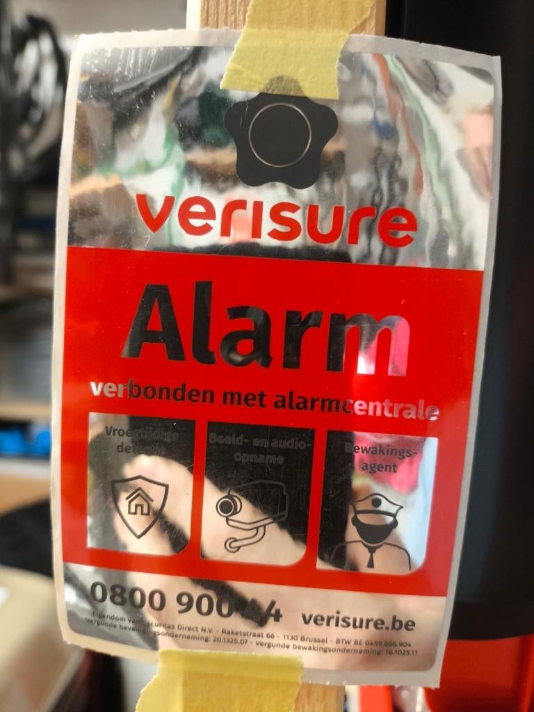 Verisure raamsticker, Doe-het-zelf en Bouw, Ophalen of Verzenden, Nieuw