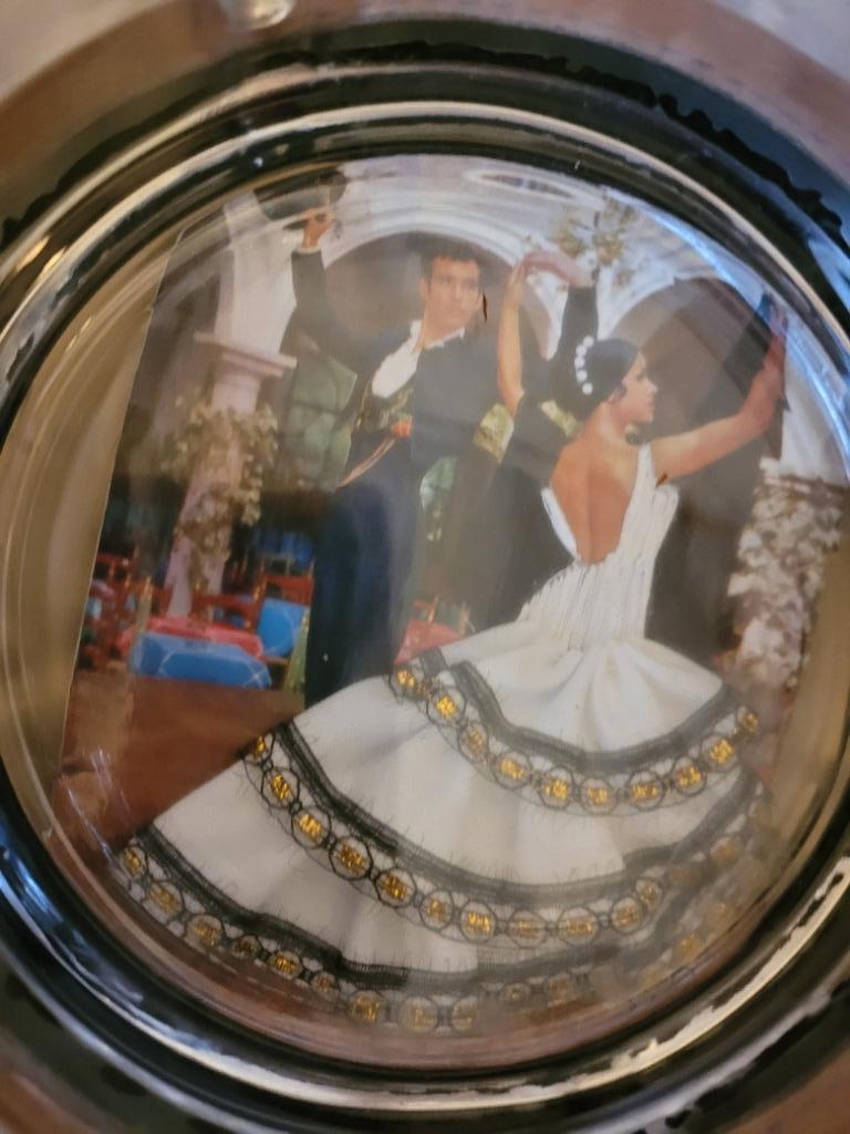asbak vintage flamenco dansers, Ophalen of Verzenden, Zo goed als nieuw, Asbak