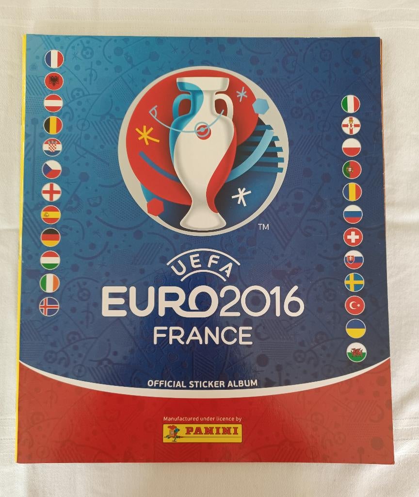 Leeg Euro 2016 Panini album, Ophalen of Verzenden, Zo goed als nieuw, Meerdere stickers