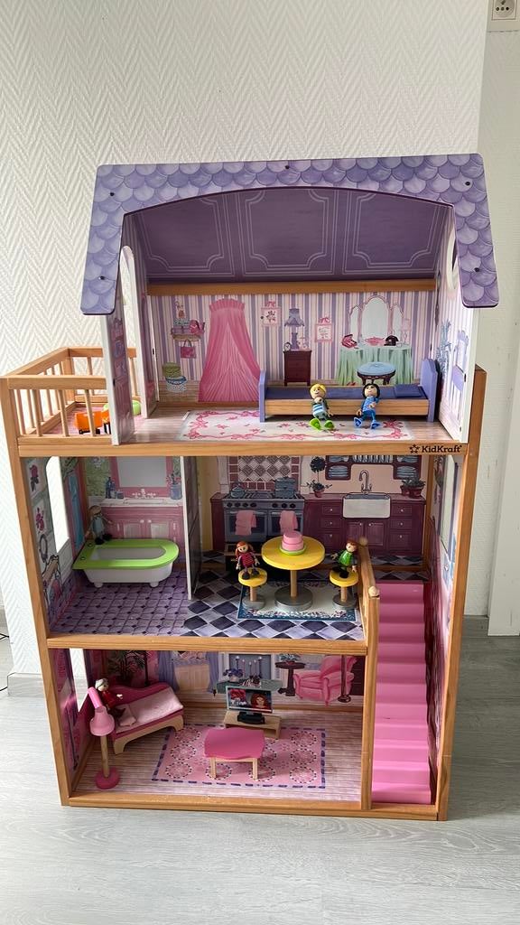 Poppenhuis kidkraft, Enlèvement, Utilisé, Maison de poupées