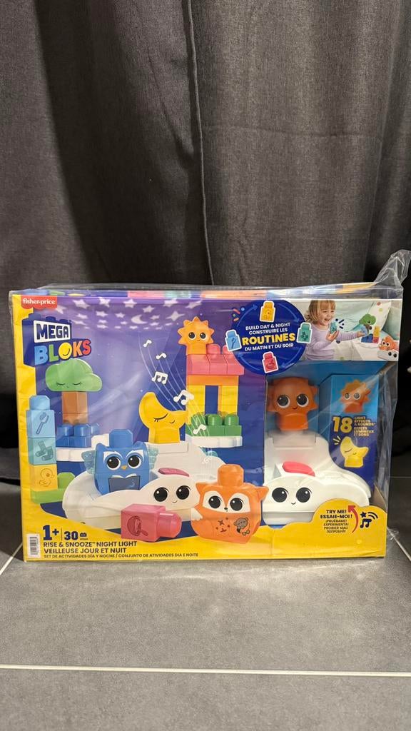 Speelgoed Mega Bloks bouw dag & nacht 1 + 30 stuks, Kinderen en Baby's, Speelgoed | Educatief en Creatief, Ophalen of Verzenden