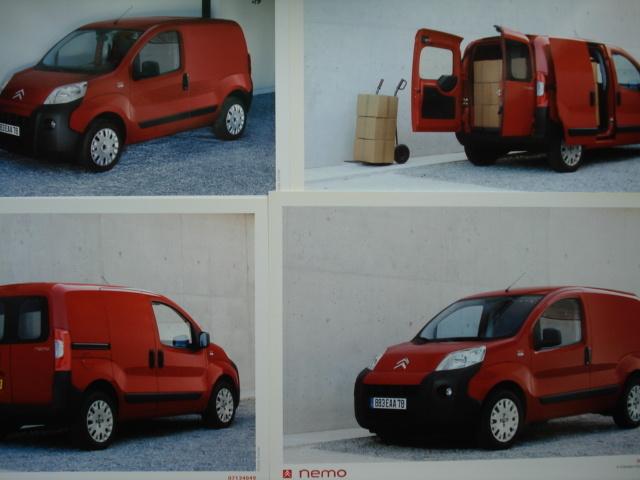 Citroën Nemo 2007 Grande photo de presse LOT de 4, Envoi, Comme neuf, Citroën