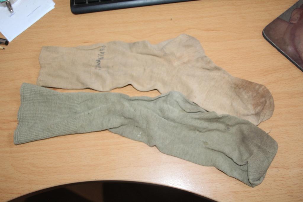 US WW2 paire de chaussettes (terrain), Envoi, Armée de terre, Vêtements ou Chaussures