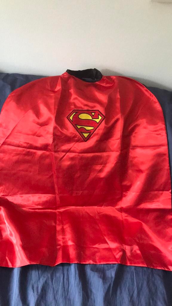 Cape 2 faces Superman / Batman 75/68 cm, Zo goed als nieuw