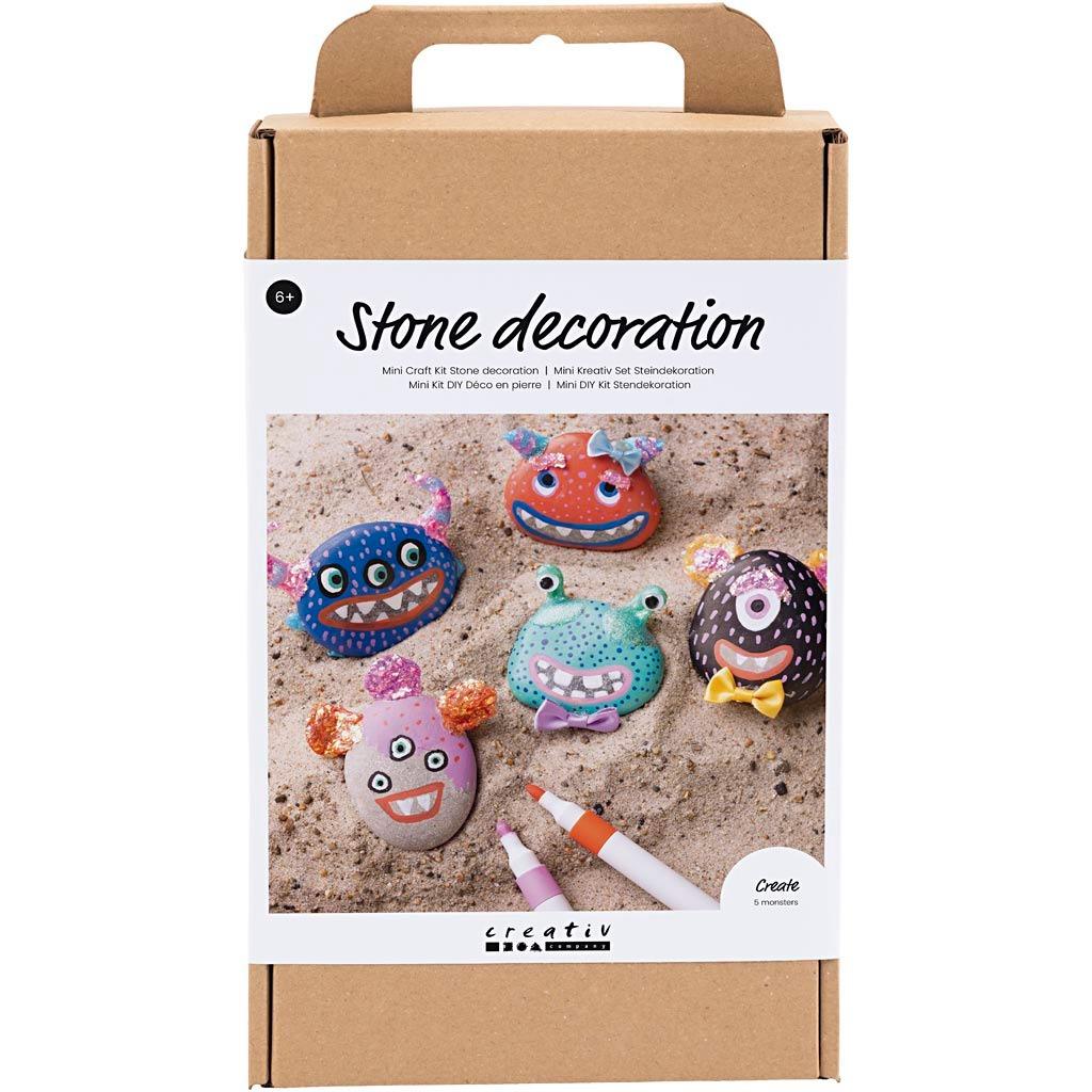 Hobbyset Steendecoratie Monster 5 stuks, Verzenden, Nieuw