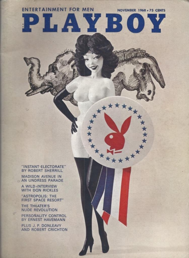 Playboy Amerikaanse (USA US) - November 1968, Envoi, Utilisé