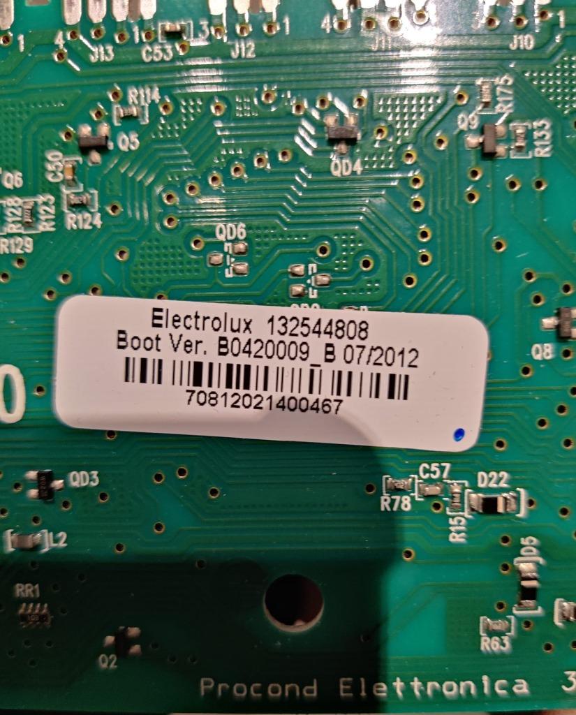 Electrolux sturingsprint wasmachine 132544808, Ophalen of Verzenden, Gebruikt