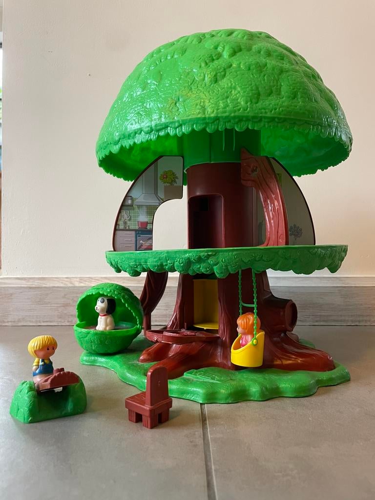 Speelgoed boomhut met popjes, Ophalen, Gebruikt