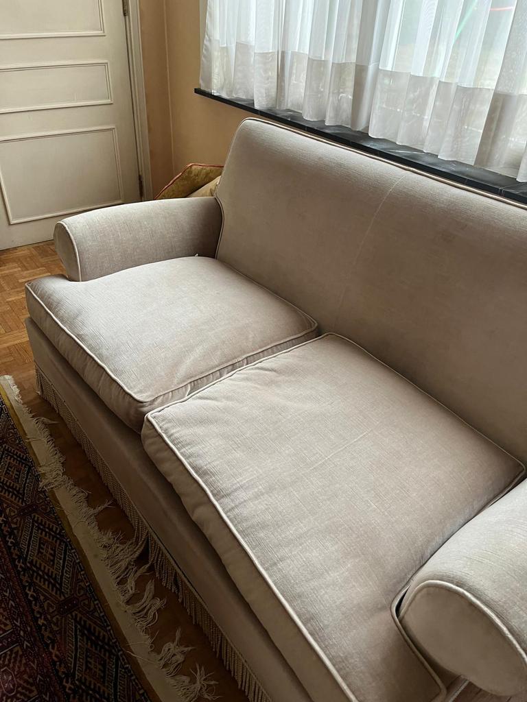 Gerenoveerde vintage 2-zitsbank, Huis en Inrichting, Zetels | Zetels en Chaises Longues, Gebruikt, Tweepersoons, 150 tot 200 cm