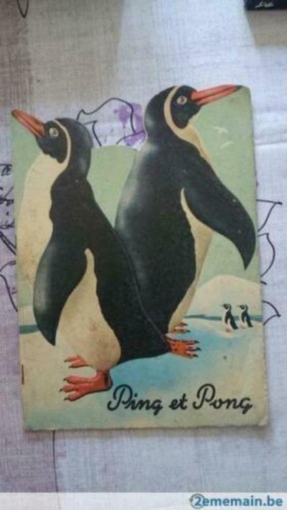 pinguins ping et pong collections arche de Noe 1954 BE, Enlèvement ou Envoi, Utilisé