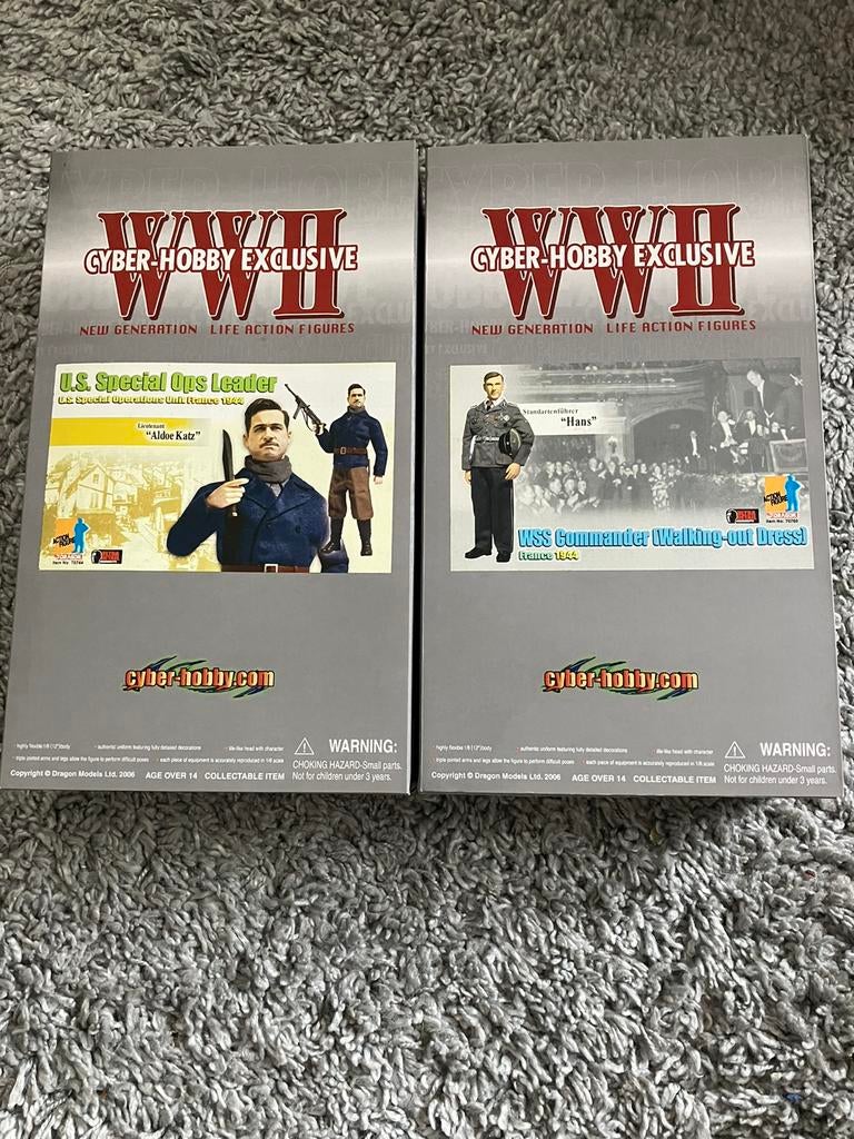 1/6 Hans Landa en Aldo Raine van Cyber-Hobby exclusive, Enlèvement ou Envoi, Film