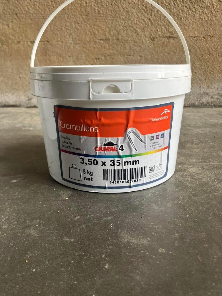 Krammen 3.5 x 35 mm, Doe-het-zelf en Bouw, Ophalen, Nieuw, Overige typen