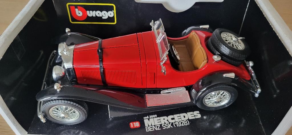 Mercedes benz ssk, Ophalen, Nieuw, Auto, Burago