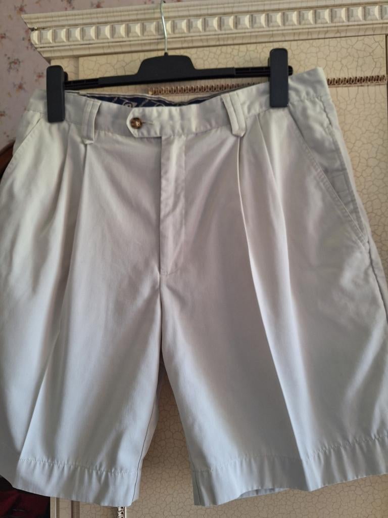 Bermuda beige clair, Dunlop avec 6 poches dont 2 avec velcro, Beige, Enlèvement, Dunlop, Taille 52/54 (L)