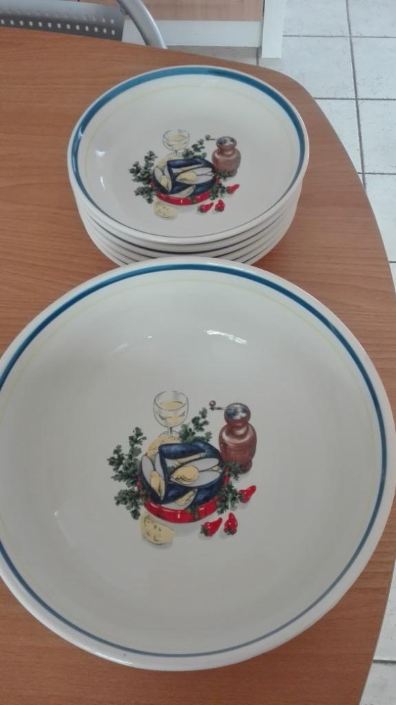 mossel borden, Huis en Inrichting, Ophalen, Bord(en)