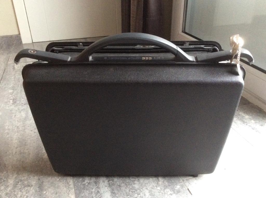 Samsonite aktentas/ koffer, Gebruikt, Hard kunststof, 45 tot 55 cm, Slot