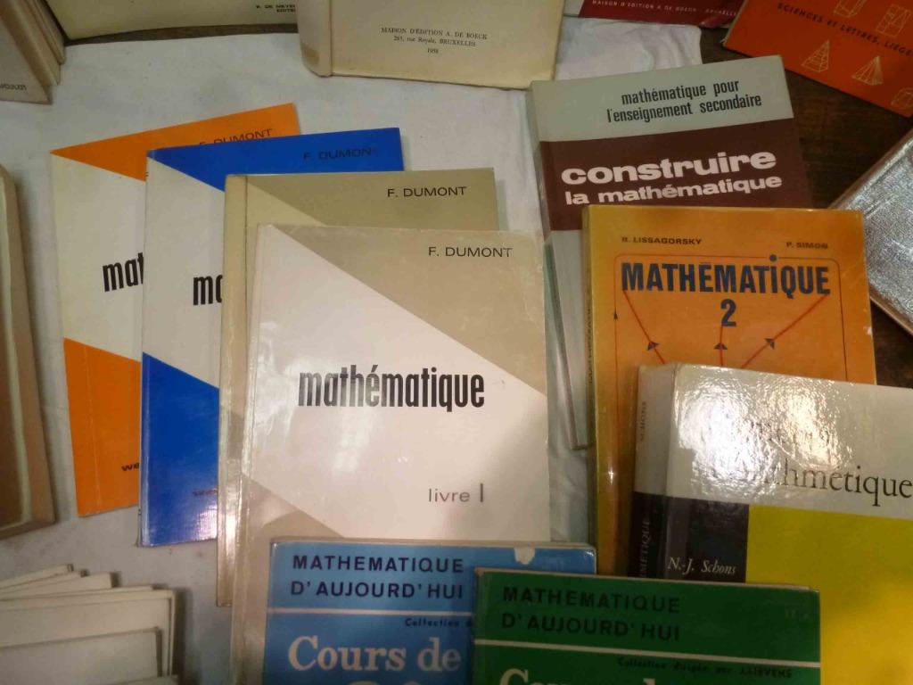 livres de math &  cours complets professionnel  et technique, Livres, Livres d'étude & Cours, Utilisé, Secondaire professionnel