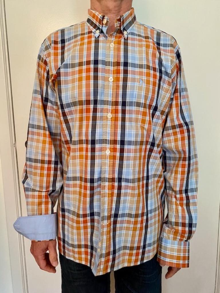 Chemise homme manches longues Cricket & Co, Taille M, Kleding | Heren, Ophalen, Blauw, Halswijdte 39/40 (M), Zo goed als nieuw