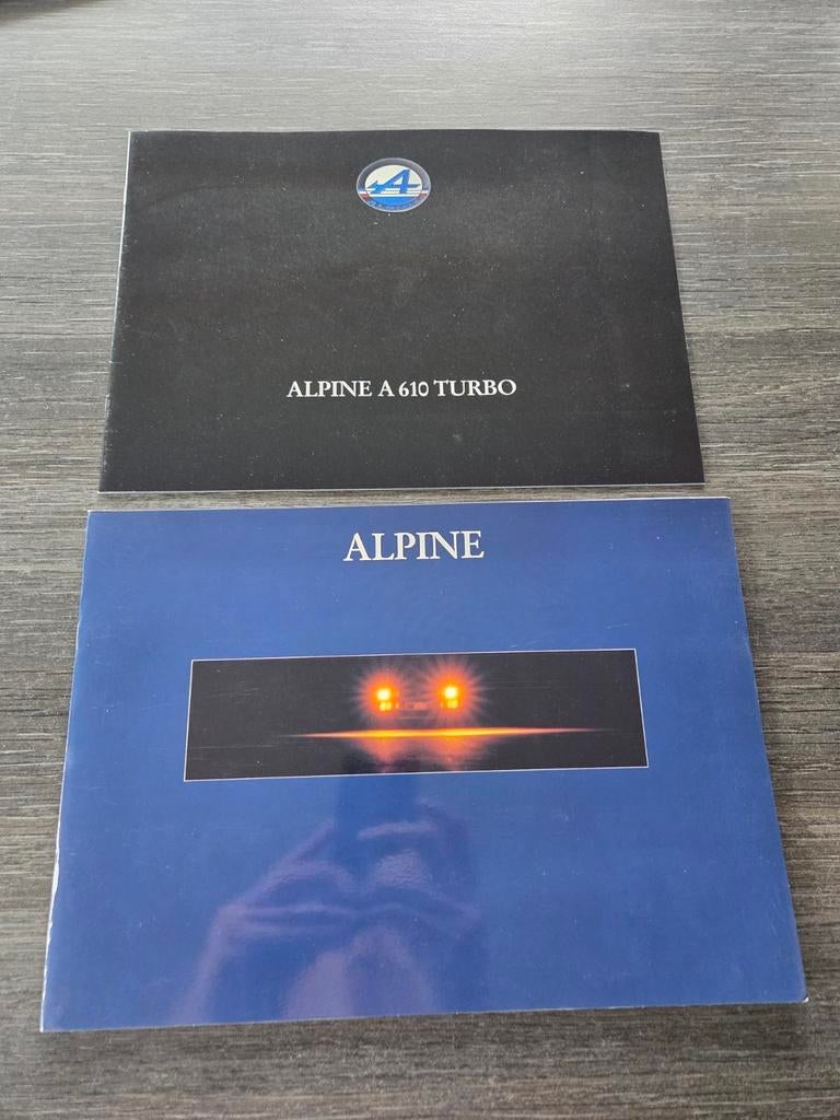 Alpine A610 Turbo 1993 catalogue brochure, Enlèvement ou Envoi, Comme neuf