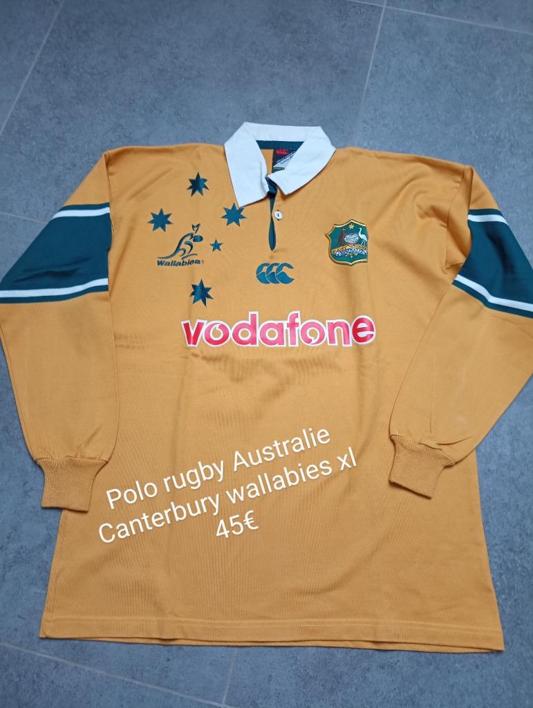 Polo rugby australien Canterbury xl, Sports & Fitness, Rugby, Enlèvement, Utilisé, Vêtements