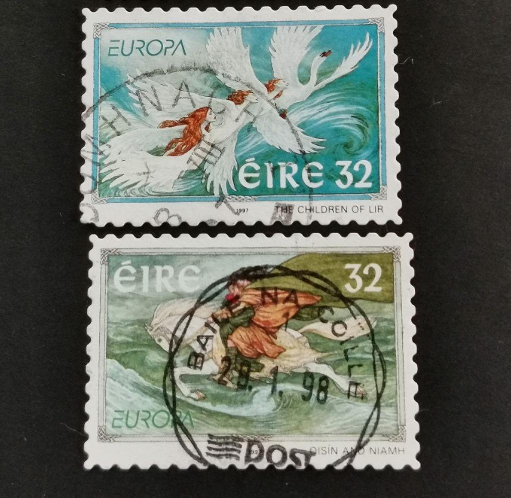 Ierland 1997 - Europa CEPT - sagen en legenden, Ophalen of Verzenden, Ierland, Gestempeld