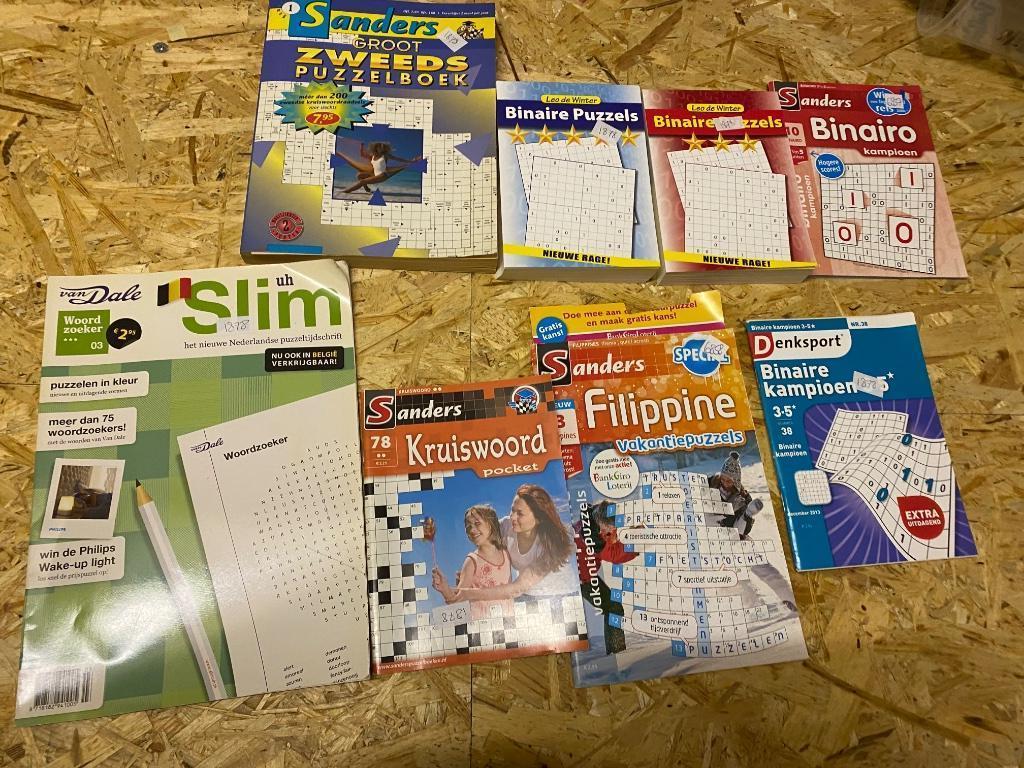 Lot puzzel boeken, Hobby & Loisirs créatifs, Sport cérébral & Puzzles, Enlèvement ou Envoi, Comme neuf, Livre casse-tête