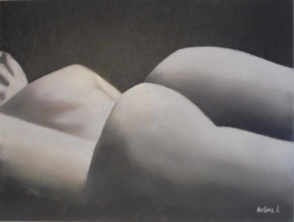 peinture à l'huile nue (60x80 cm), Enlèvement ou Envoi