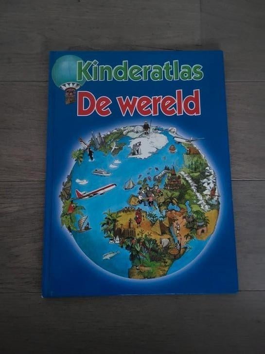 Kinderatlas.   De Wereld, Ophalen of Verzenden, Gelezen, Non-fictie