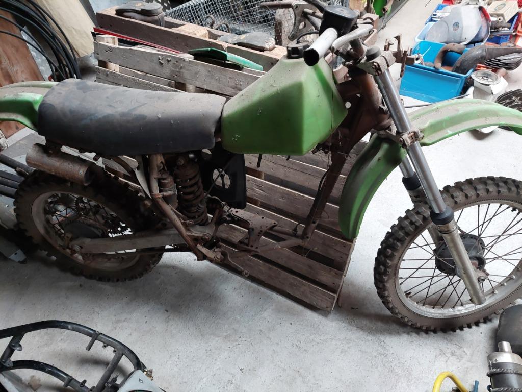 kawasaki 500 CC cross motorblok GEZOCHT, Bedrijf, Crossmotor, 11 kW of minder, 1 cilinder