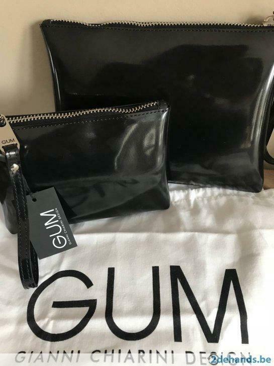 nieuw gum clutch  2 stuks, Ophalen of Verzenden, Nieuw, Zwart, Avondtasje