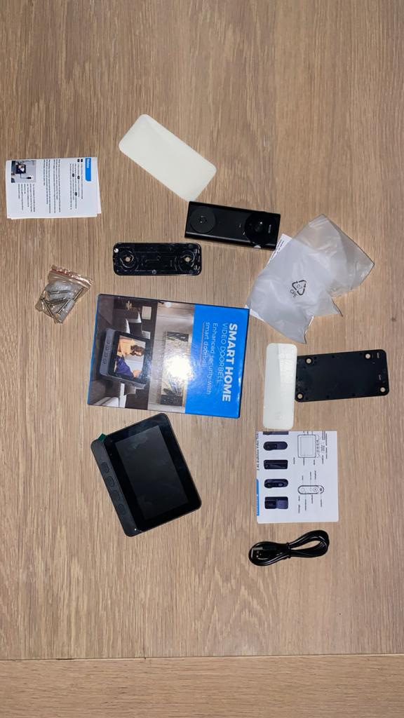 Sonnette vidéo pour maison intelligente, Enlèvement ou Envoi, Compatible avec les smartphones, Neuf, Sans fil