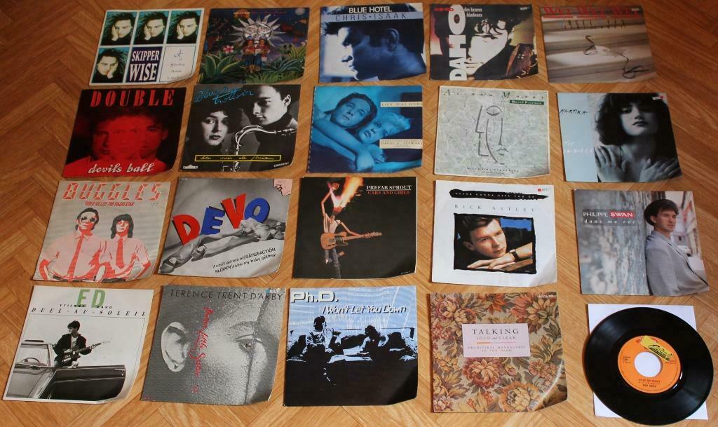 ~330 vinyles 45T (divers genres)- Liste détaillée disponible, CD & DVD, Enlèvement ou Envoi, Autres formats