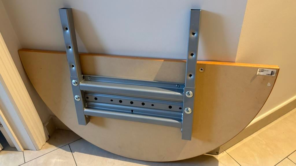IKEA GALANT bureauverlenging — halfrond, Huis en Inrichting, Bureaus, Ophalen of Verzenden, Zo goed als nieuw
