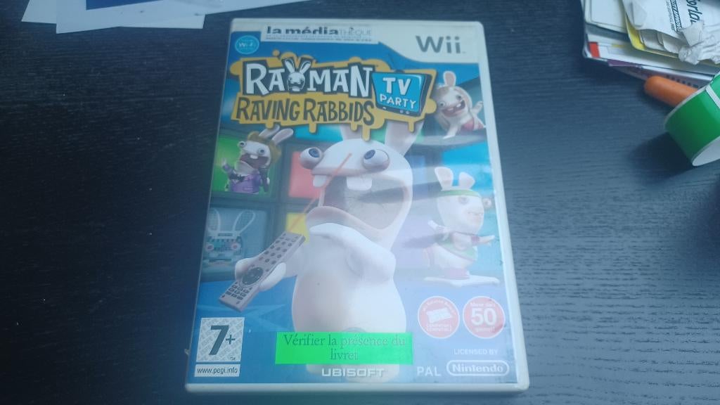 Rayman Raving Rabbids TV Party (Wii), À partir de 7 ans, Autres genres, Utilisé, 3 joueurs ou plus