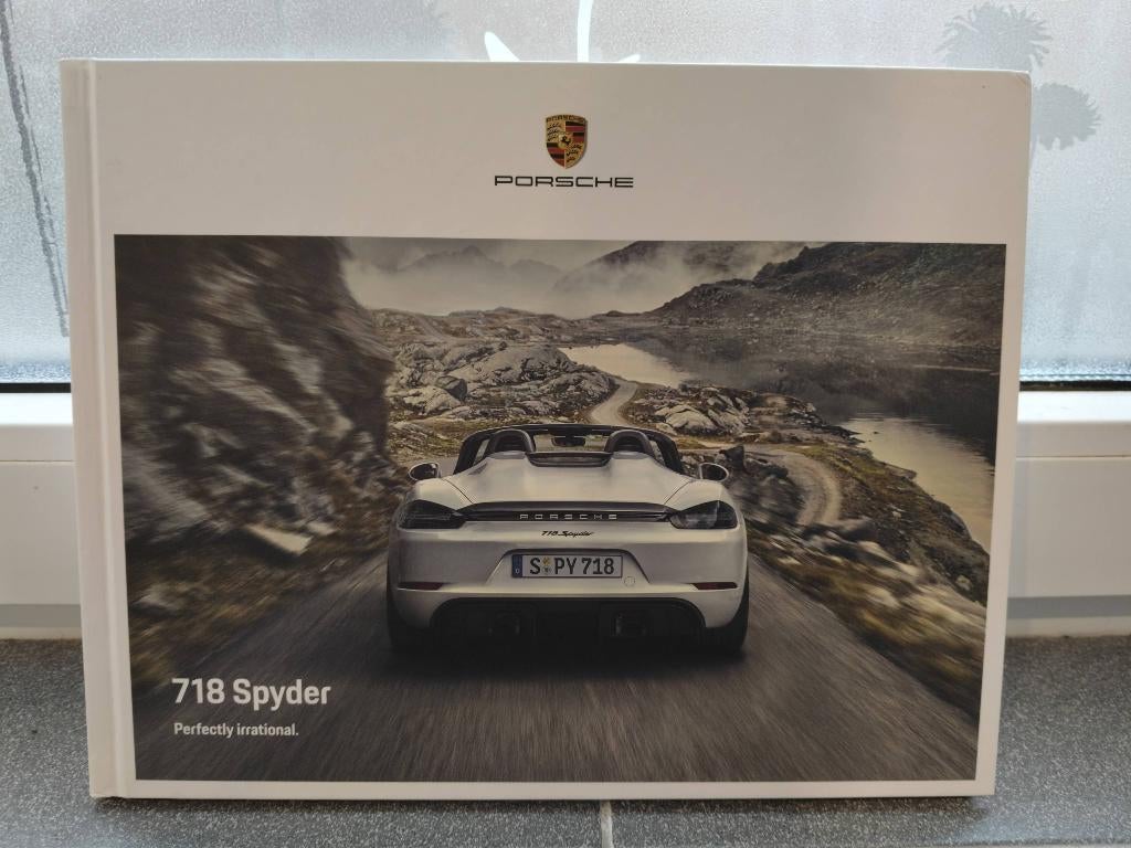 Porsche Boxster 718 Spyder catalogusbrochureboek, Ophalen of Verzenden, Nieuw, Porsche