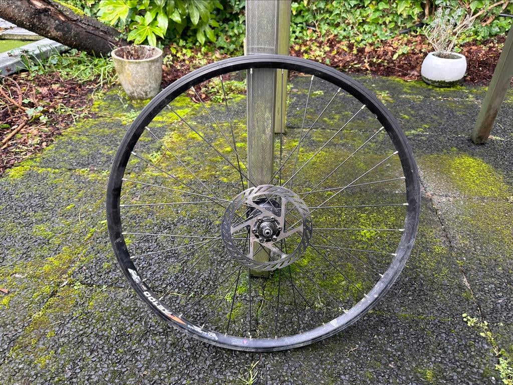 Achterwiel van de fiets, Ophalen, Gebruikt, Wiel