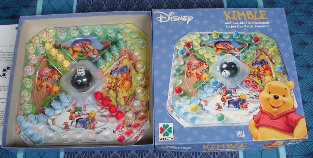 Jeu de société : Kimble - Winnie l'ourson, Een of twee spelers, Ophalen of Verzenden, Gebruikt, DISNEY (SELECTA)