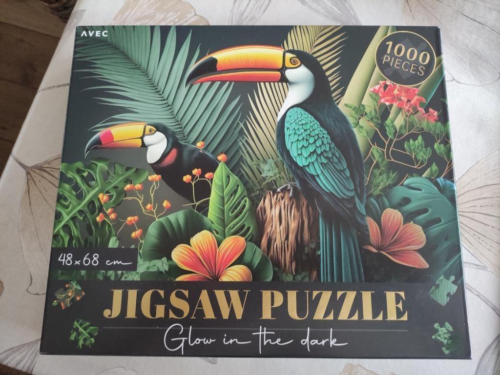Jigsaw puzzle Glow in the dark 1000 stukjes, Ophalen of Verzenden, Nieuw