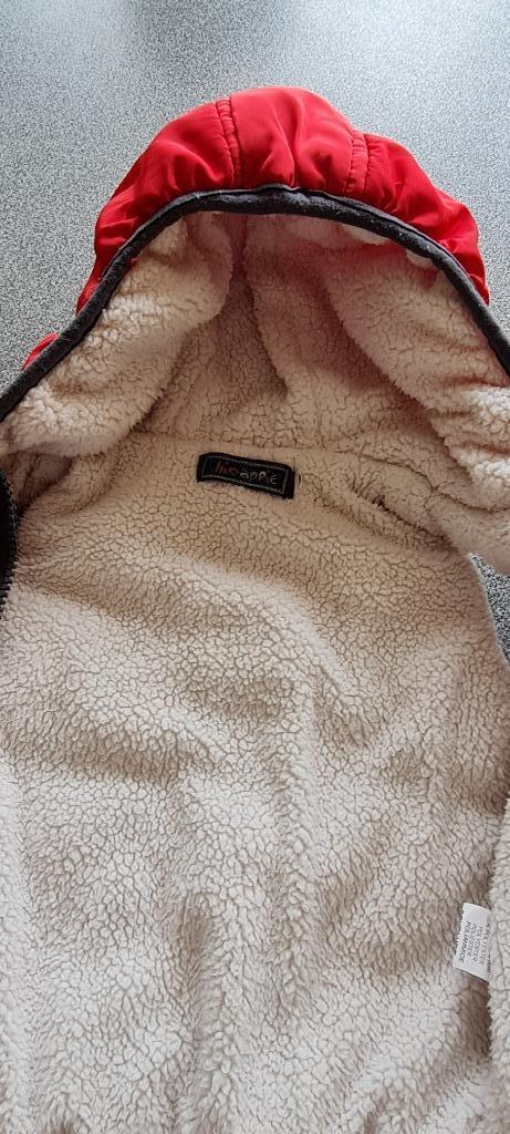 mouwloos vestje, bodyverwarmer, mt 74 met teddy en kap, Ophalen, Gebruikt, Maat 74