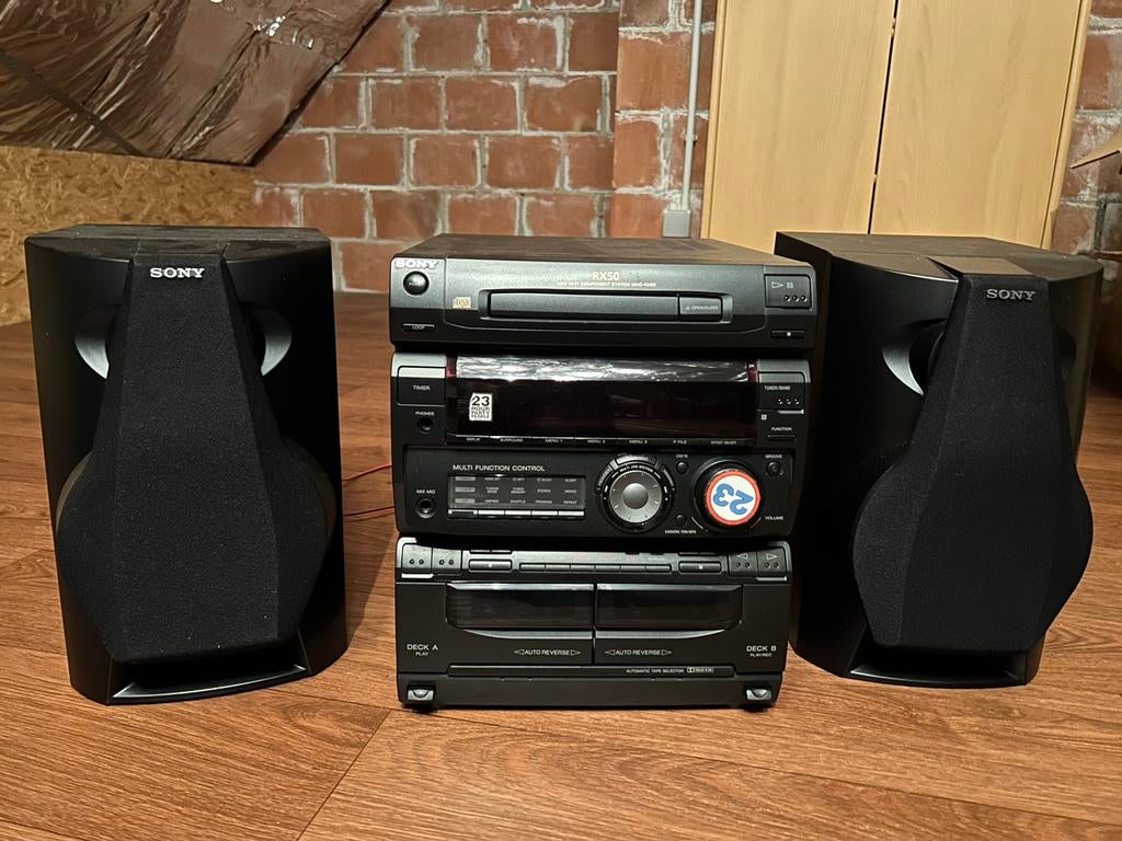 De Sony MHC-RX50 mini-hifi stereo installatie, Audio, Tv en Foto, Stereoketens, Ophalen, Cd-speler, Sony