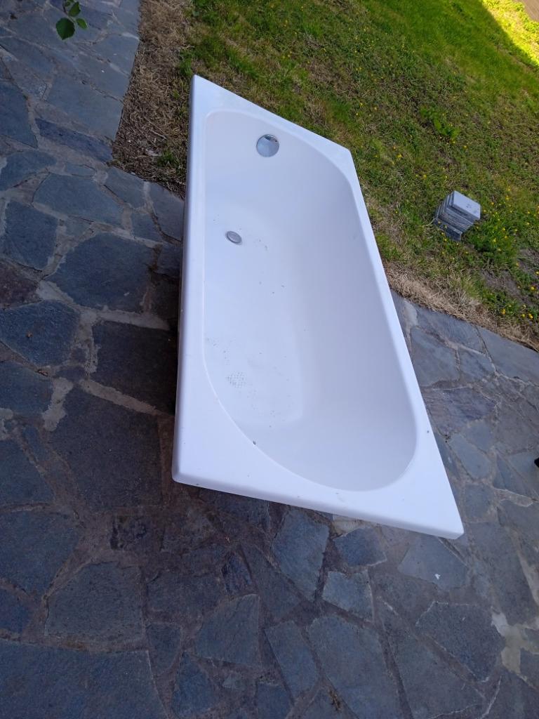 Baignoire avec pied 180 x 80 cm, Enlèvement, Utilisé, Baignoire