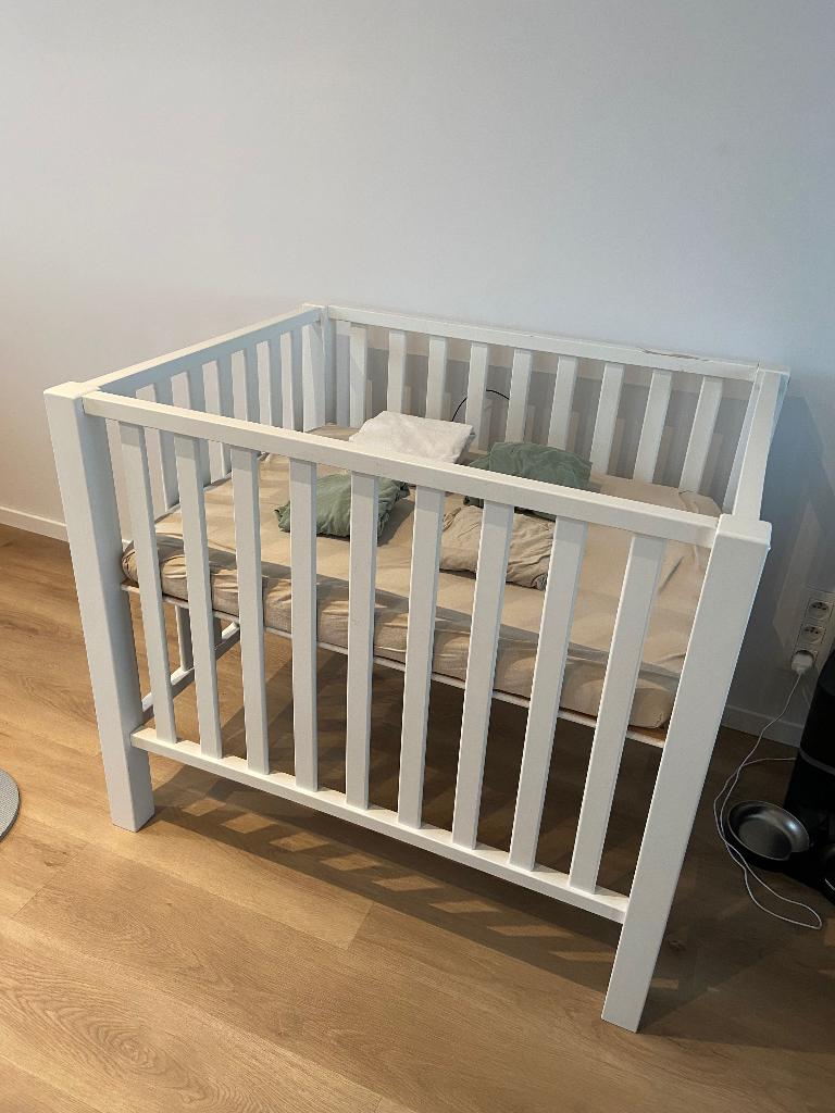 Babypark, Ophalen, Gebruikt, Rechthoekig, In hoogte verstelbaar