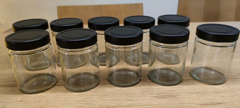 Moderne konfituurpotten / weckpotten / jampotten, Enlèvement ou Envoi, Comme neuf, Verre, Casserole, Bidon ou Boîte