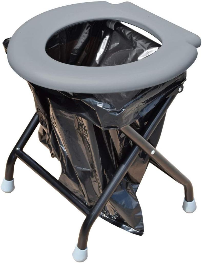 Mobiel klaptoilet grijs kamperen NIEUW, Caravanes & Camping, Accessoires de camping, Neuf, Enlèvement