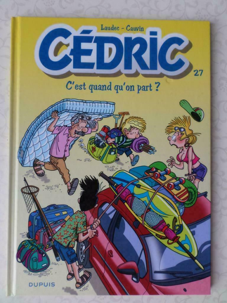 Cedric Wanneer vertrekken we? Volume 27 door Laudec - Cauvin, Gelezen, Eén stripboek, Ophalen of Verzenden, Laudec - Cauvin
